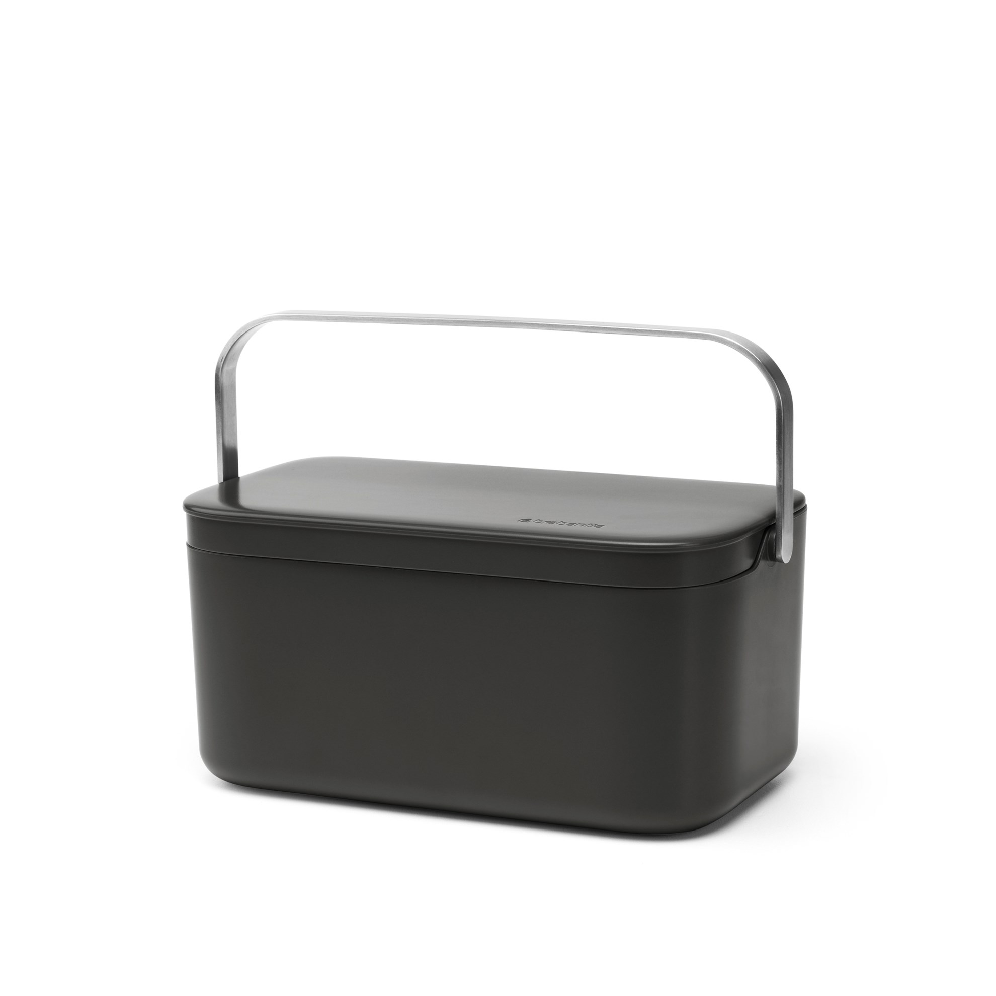 Dóza/koš na Bio odpad Brabantia 1,8l tmavě šedý_2