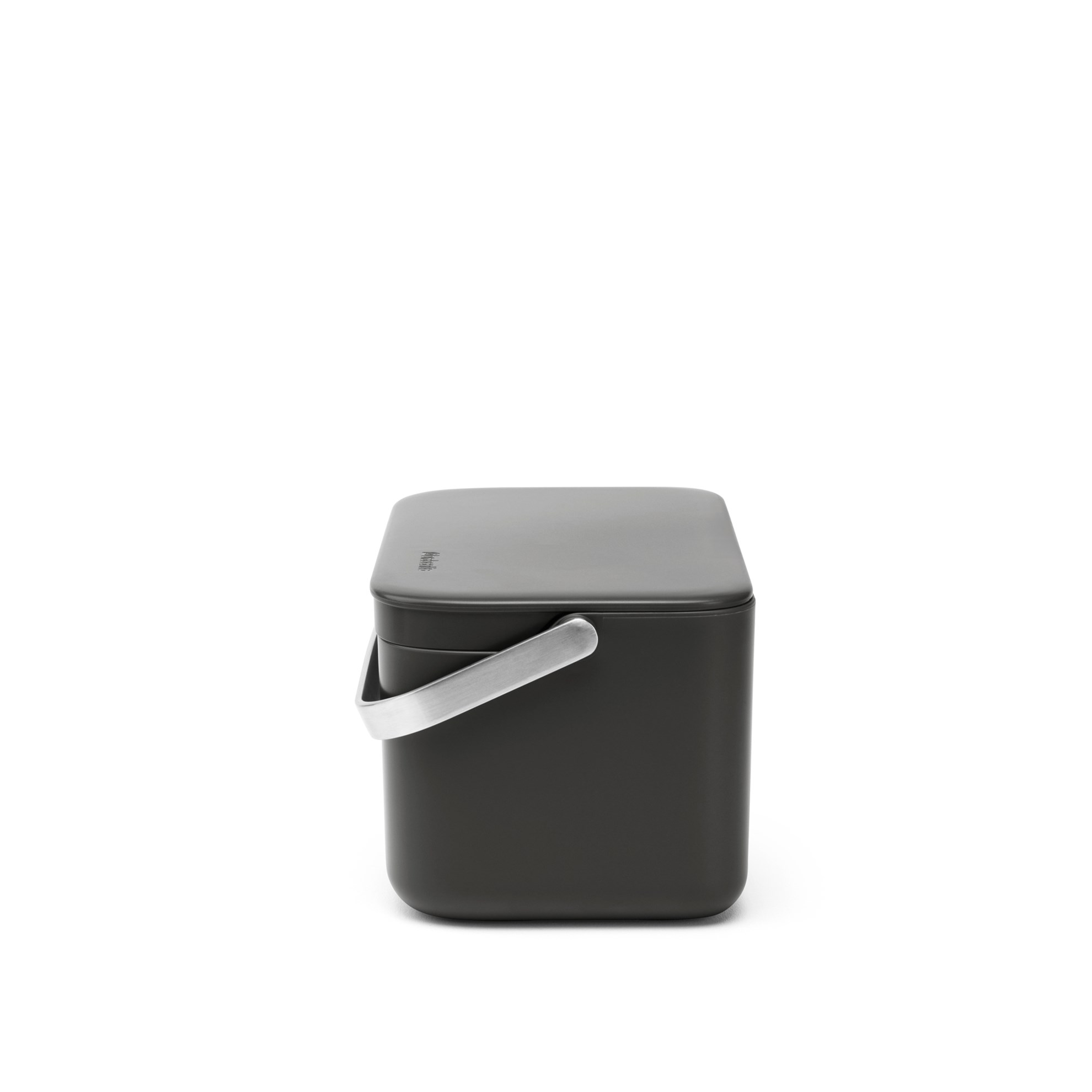Dóza/koš na Bio odpad Brabantia 1,8l tmavě šedý_4