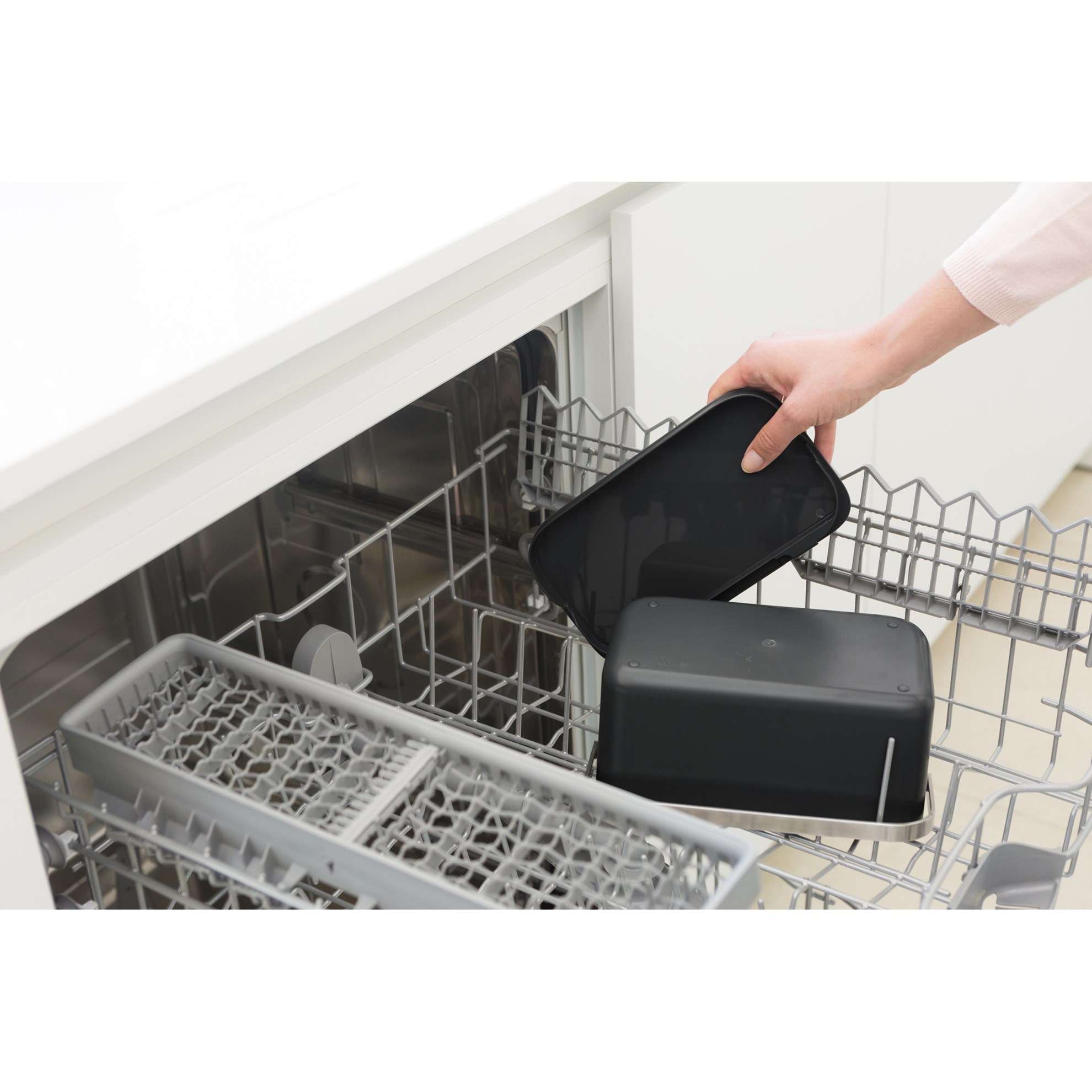 Dóza/koš na Bio odpad Brabantia 1,8l tmavě šedý_10