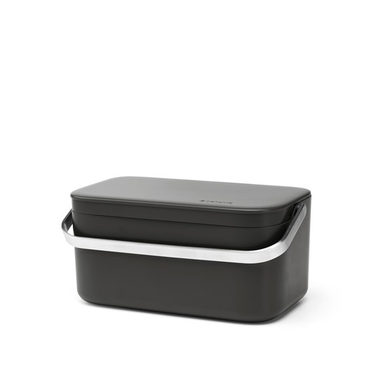 Dóza/koš na Bio odpad Brabantia 1,8l tmavě šedý_12
