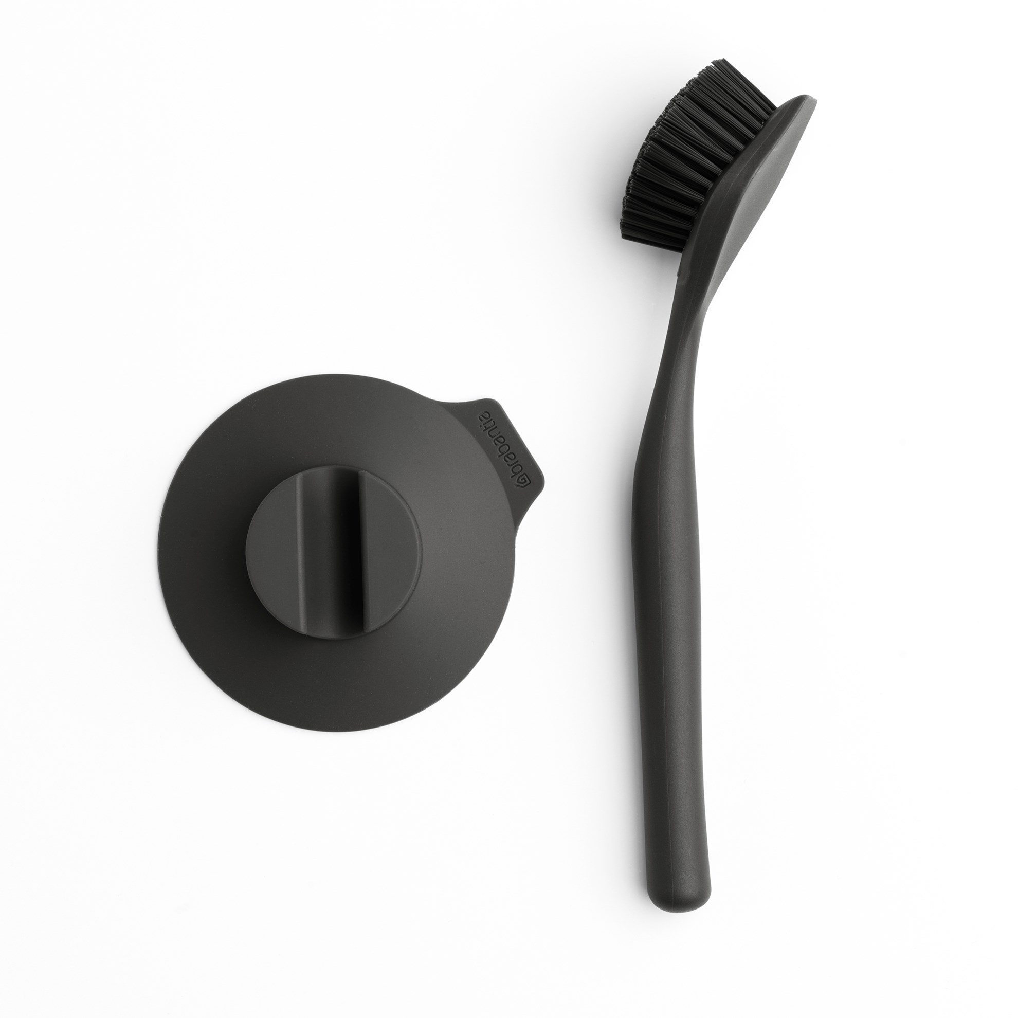 Kartáč na nádobí s držákem Brabantia D.23,5cm šedý_4
