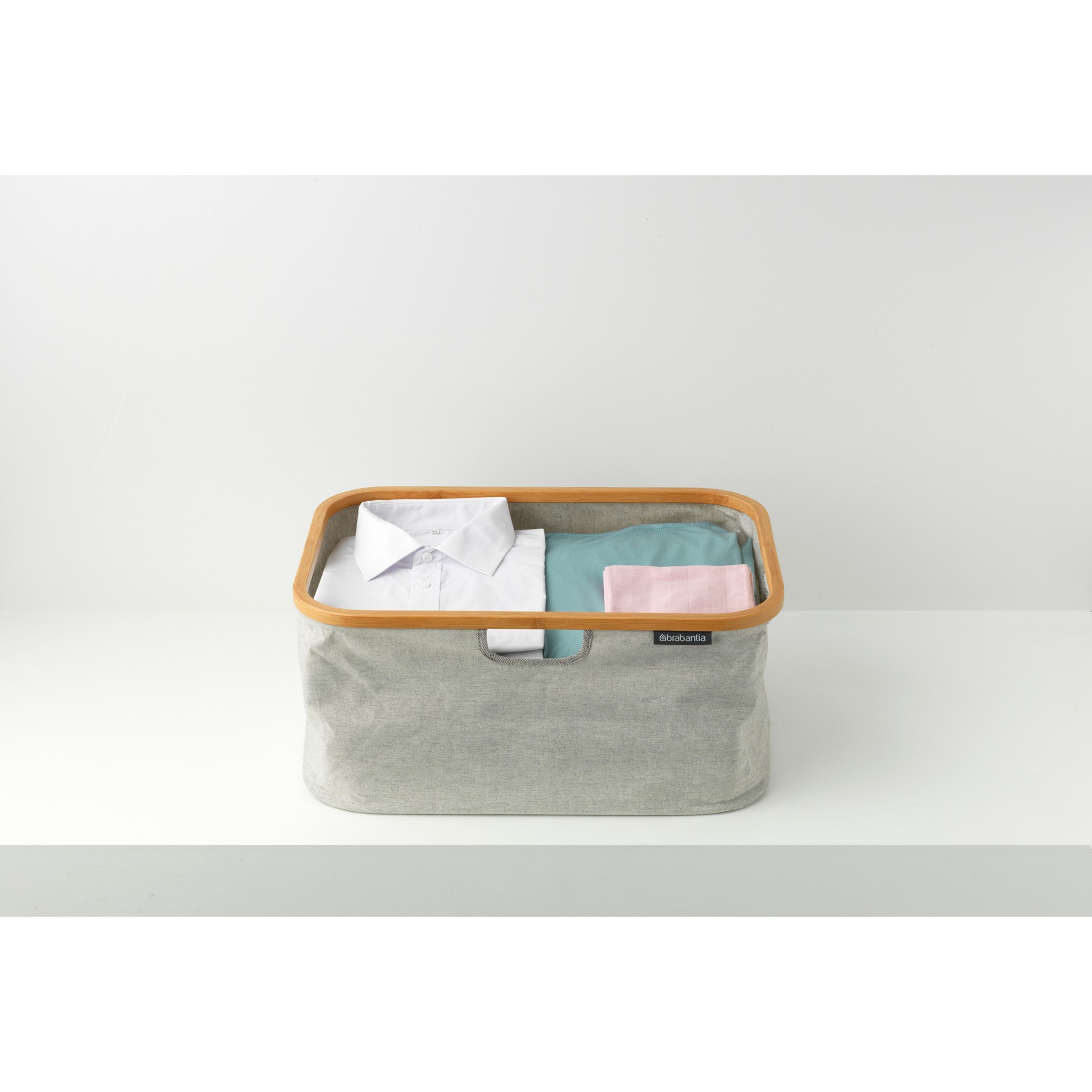 Skládací koš na prádlo/úložný box Brabantia 40l šedý_4