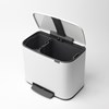 Pedálový odpadkový koš Brabantia BO 11l/23l bílý_6