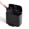 Pedálový odpadkový koš Brabantia BO 11l/23l černý_0