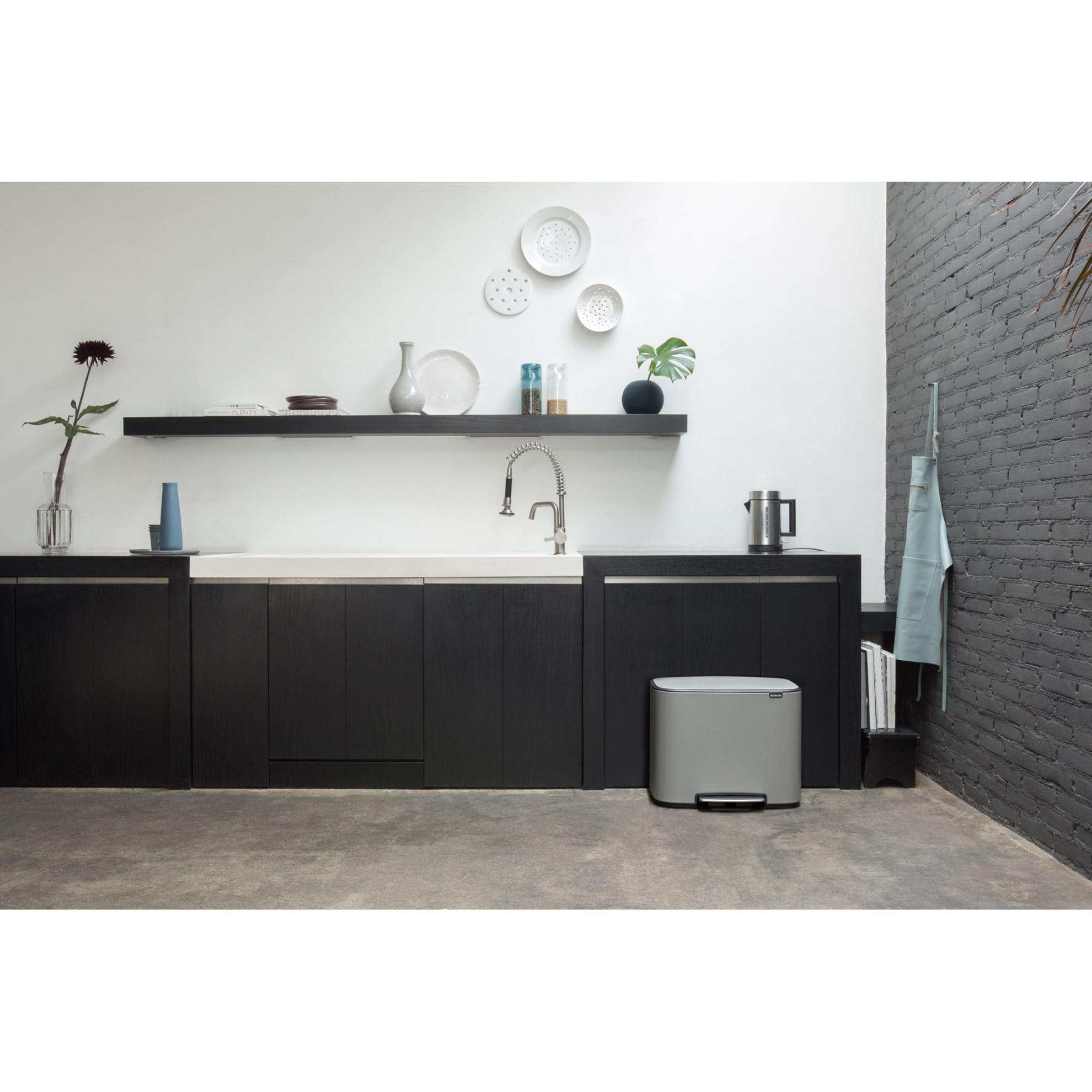 Pedálový odpadkový koš Brabantia BO 3x11l šedý_10