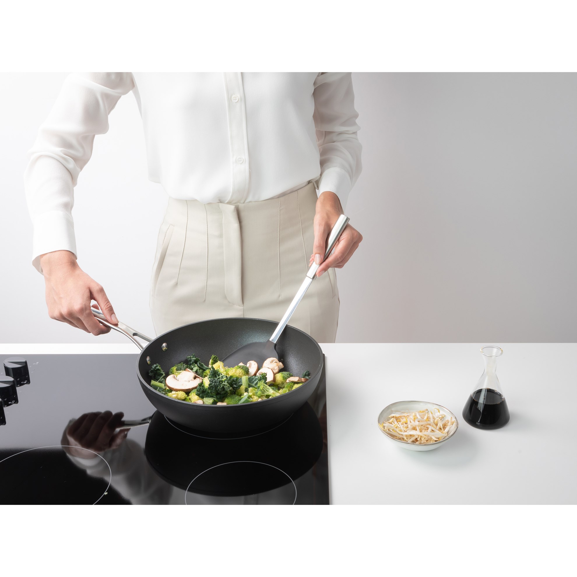 Obracečka pro WOK Brabantia PROFILE D.39cm nerezová_0