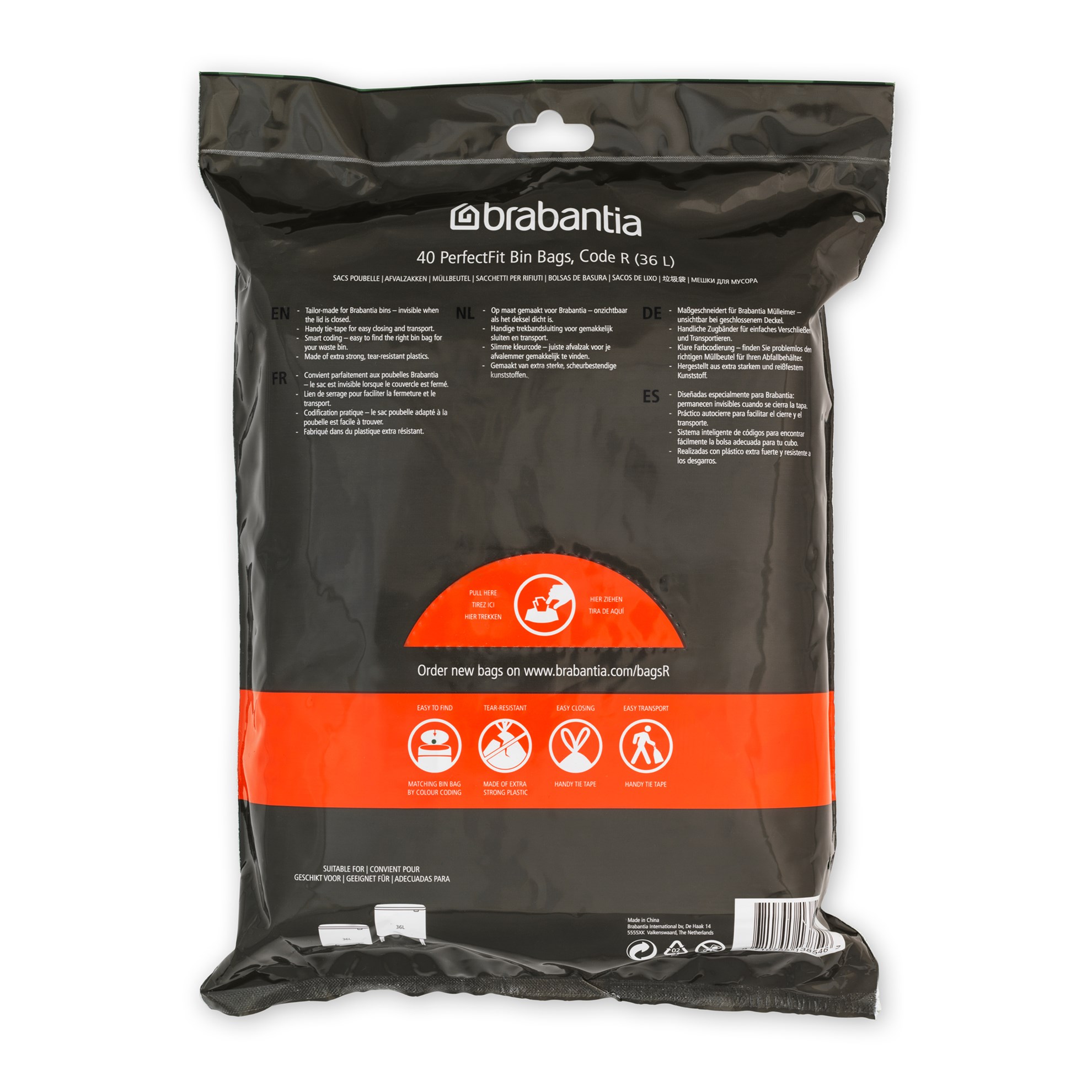 Odpadkové pytle Brabantia PERFECTFIT "R" 36l 40ks/bal_3