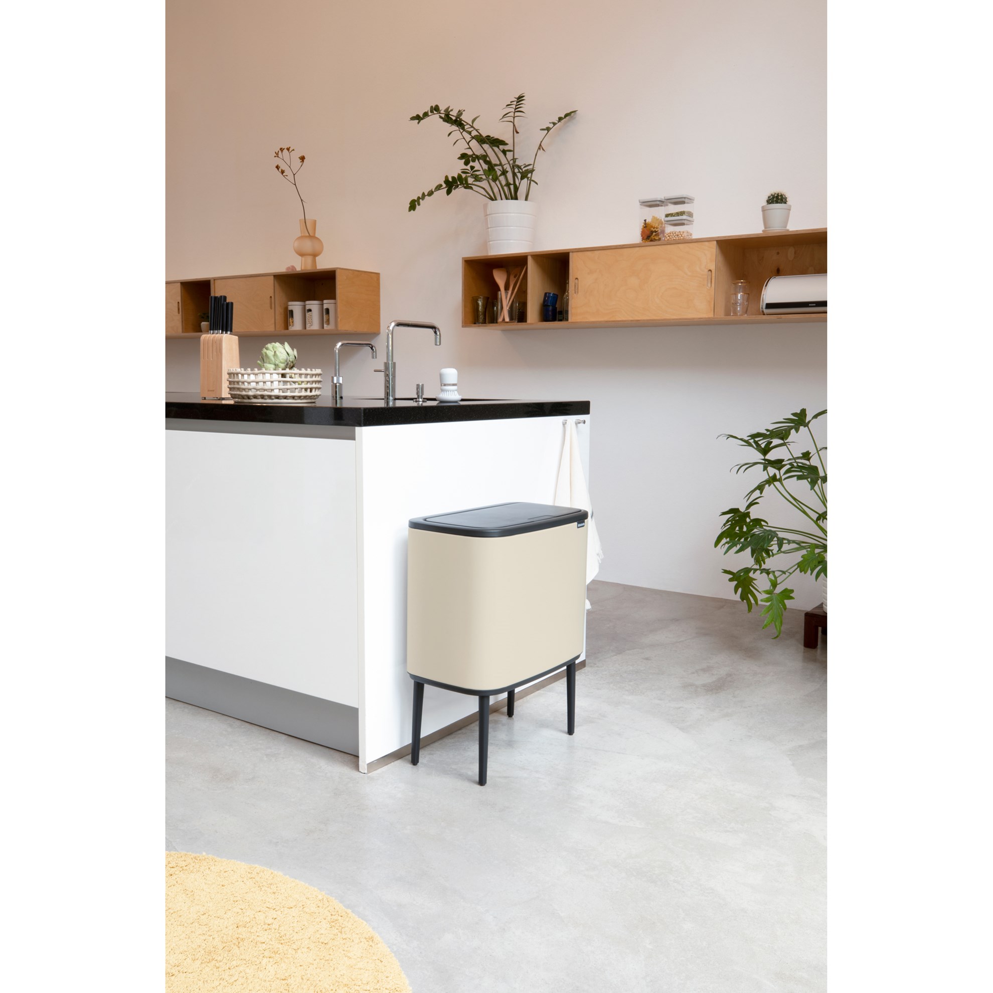 Odpadkový koš Brabantia BO TOUCH 36l béžový_12