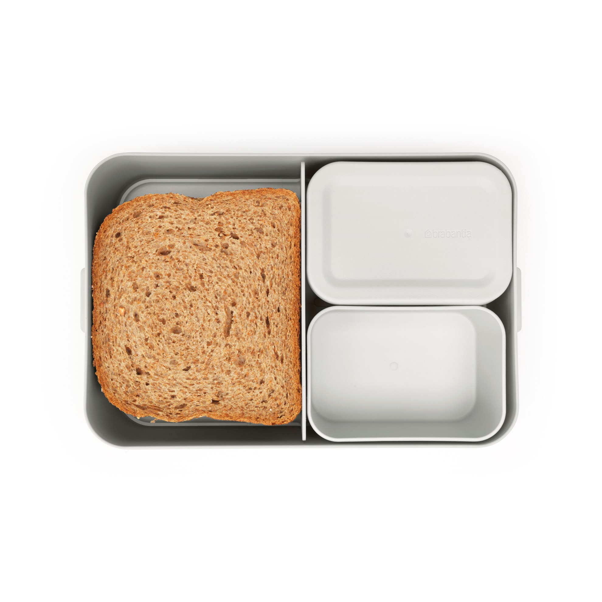 Obědový box Brabantia MAKE&TAKE BENTO 2l světle šedý_1