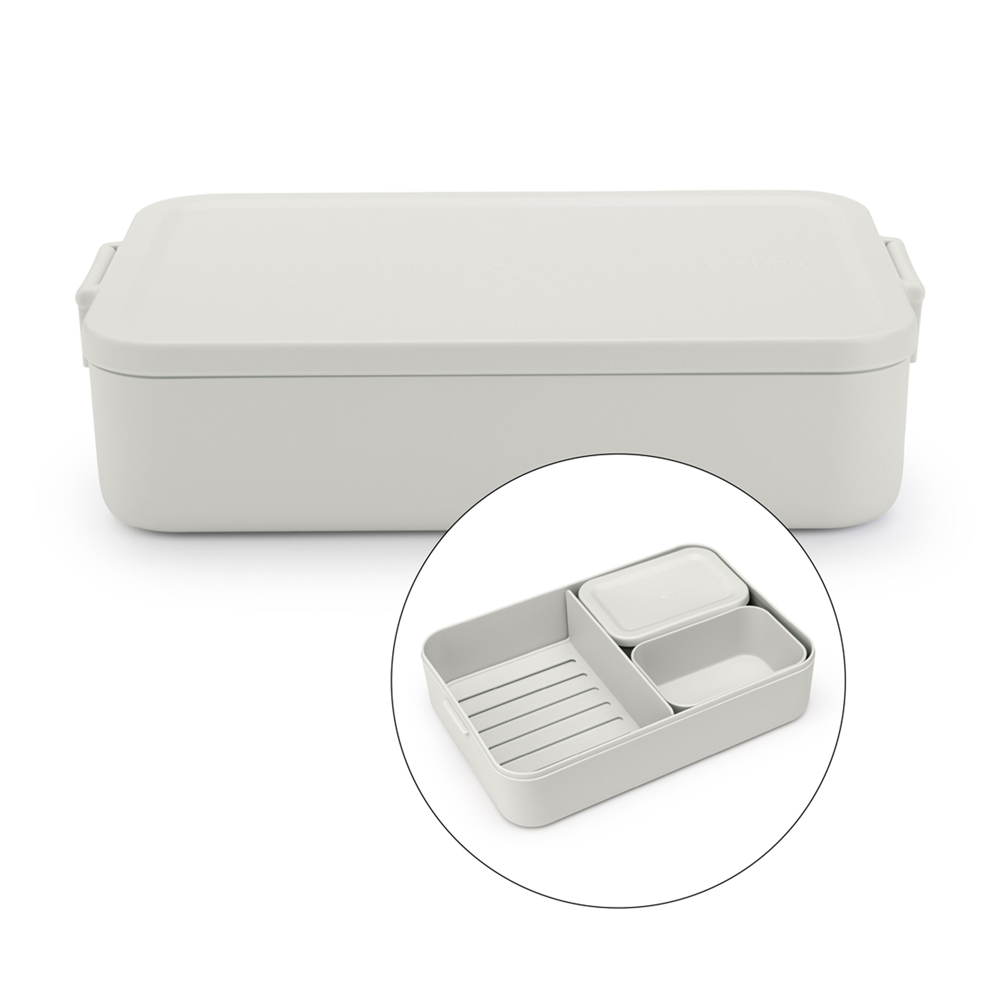 Obědový box Brabantia MAKE&TAKE BENTO 2l světle šedý_6