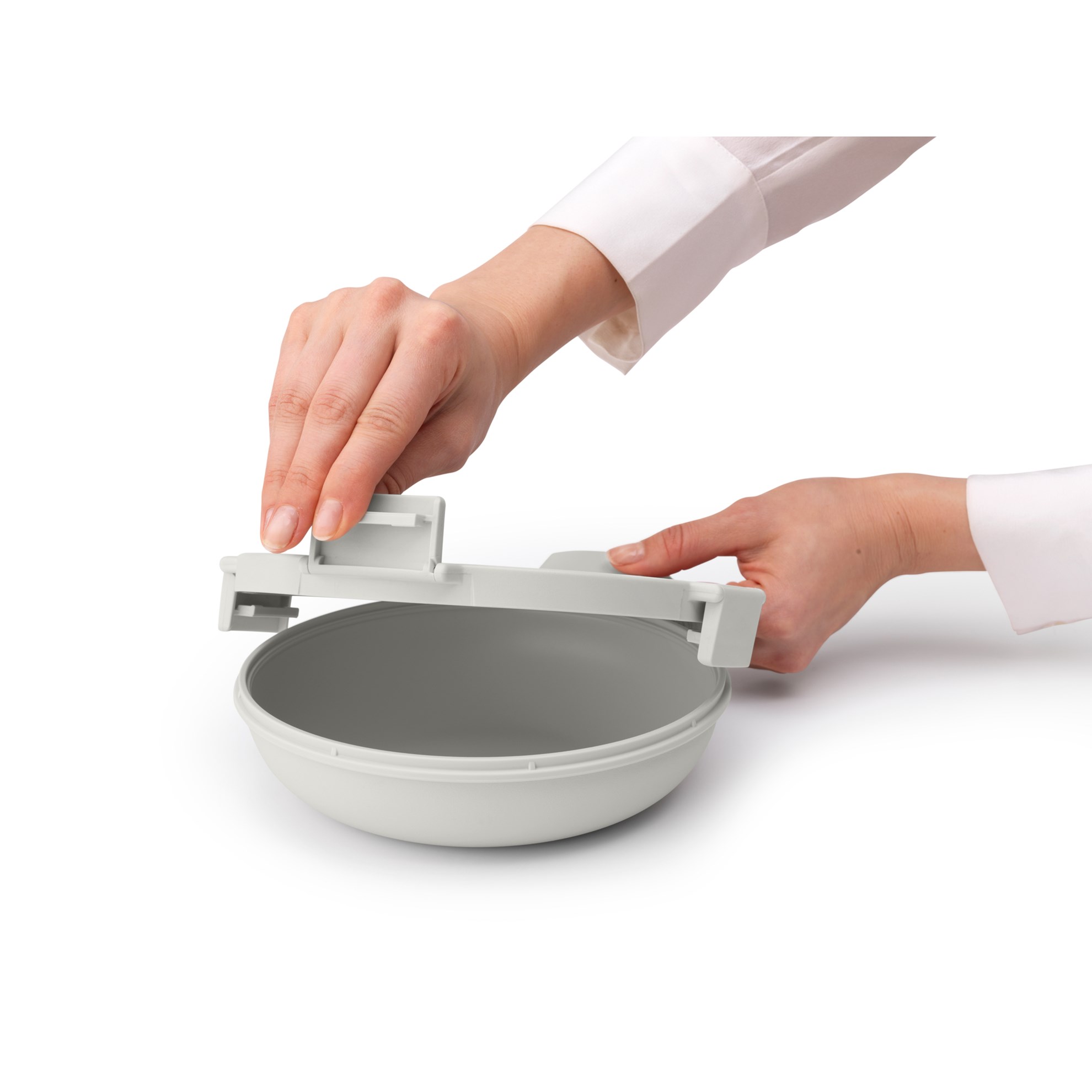 Obědový box Brabantia MAKE&TAKE kulatý 1l světle šedý_2