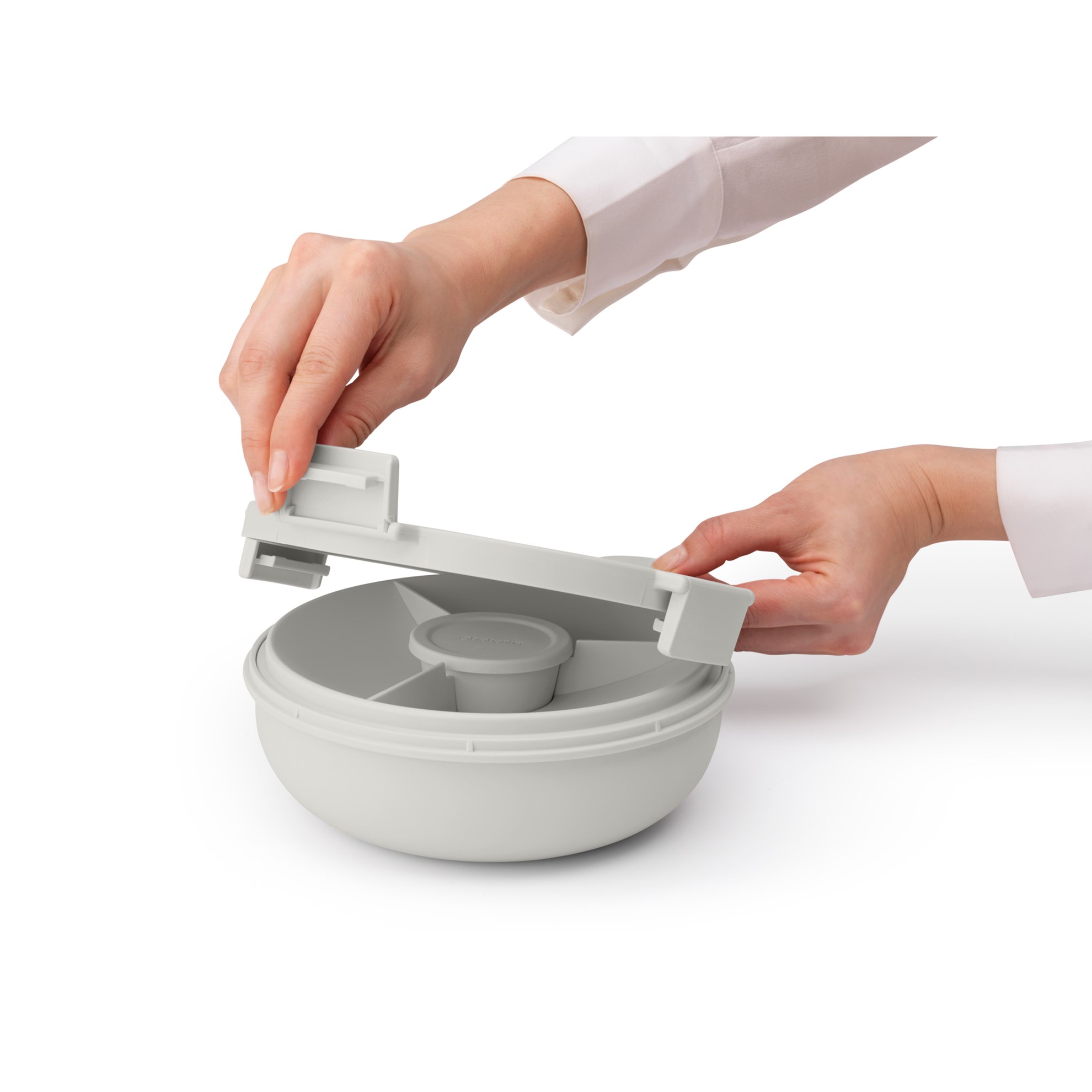 Salátová miska Brabantia MAKE&TAKE 1,3l světle šedá_6