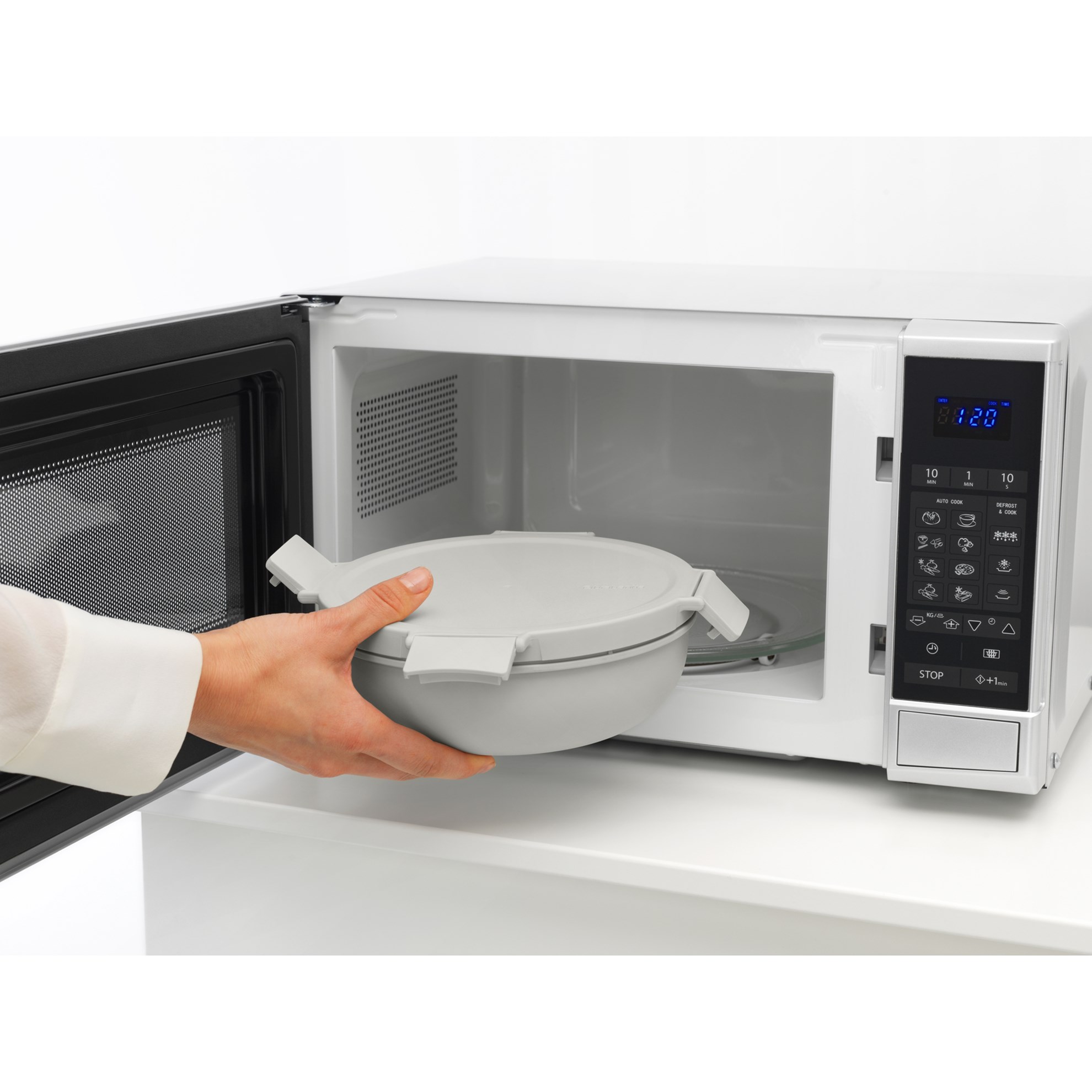 Salátová miska Brabantia MAKE&TAKE 1,3l světle šedá_7