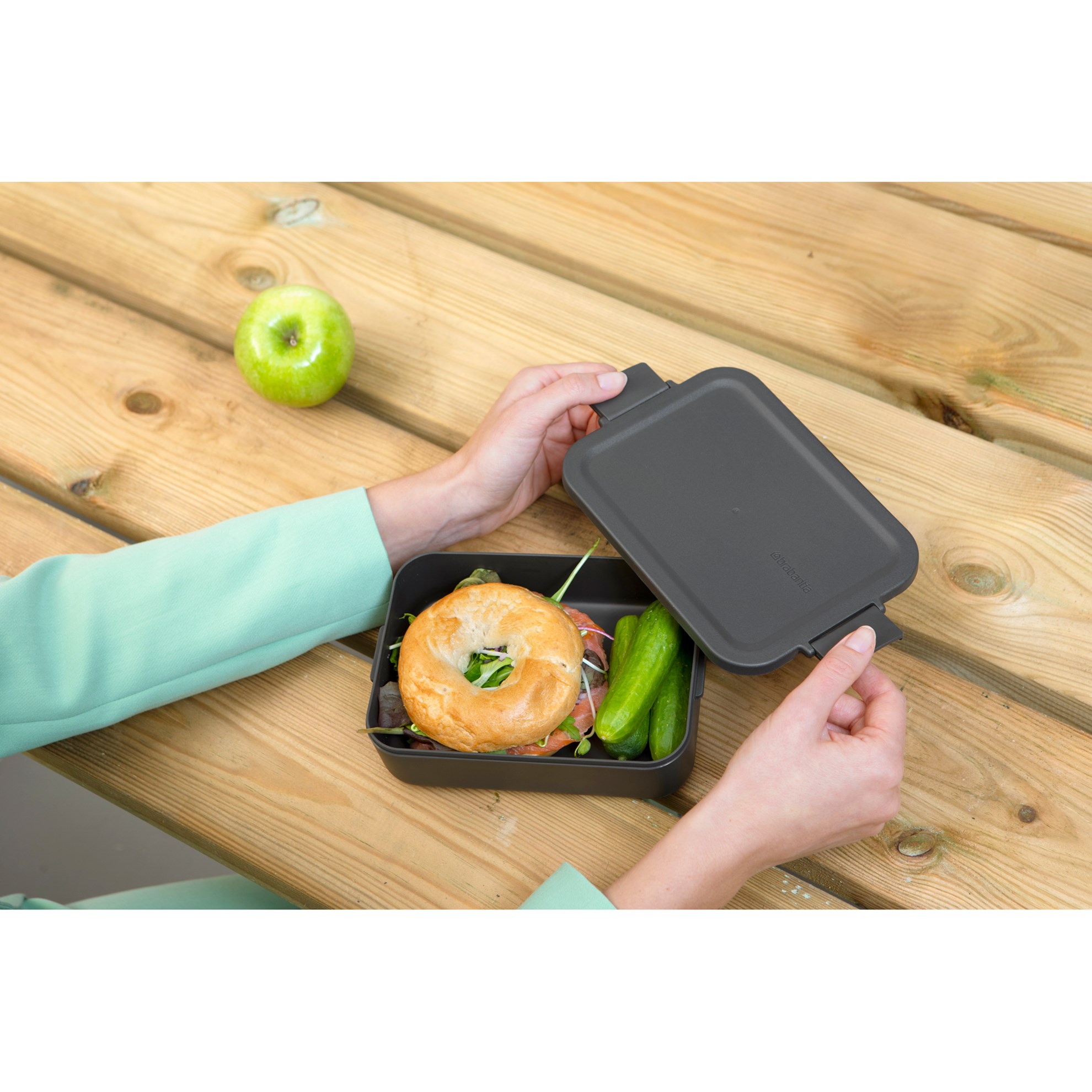 Snídaňový/obědový set Brabantia MAKE&TAKE SET/3ks tmavě šedý_2