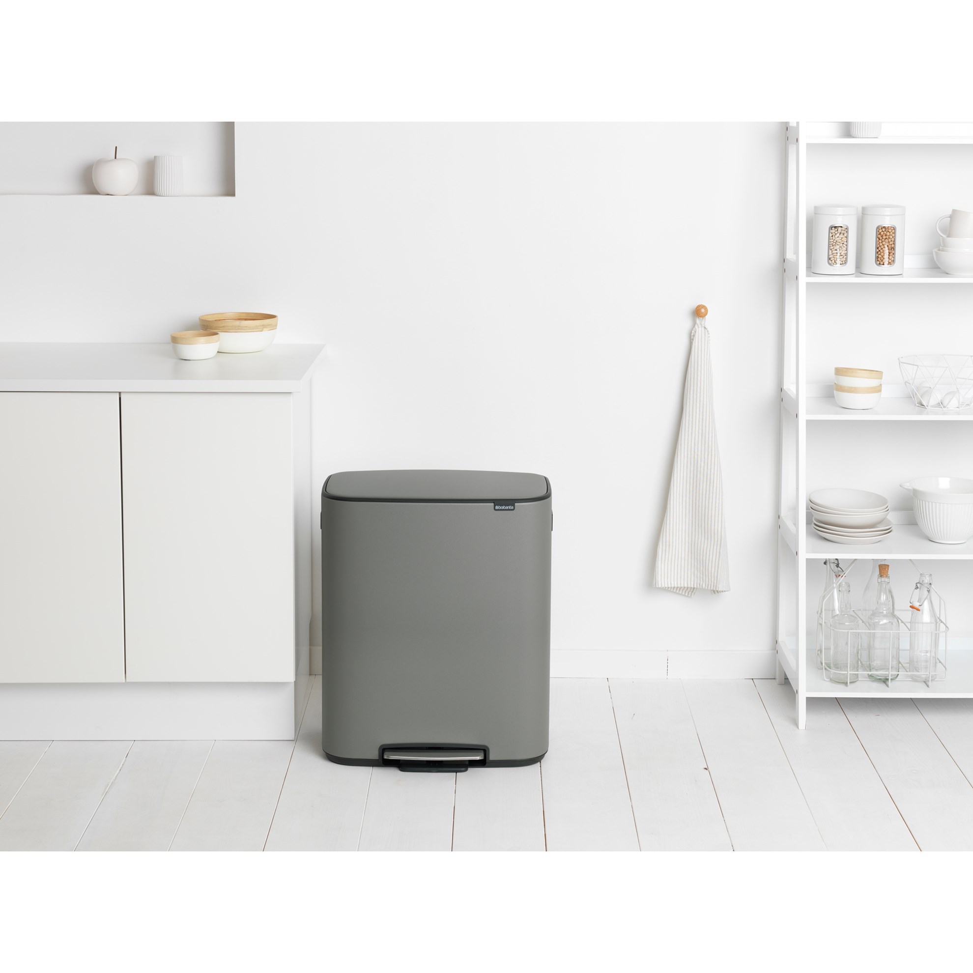 Pedálový odpadkový koš Brabantia BO 2x30l šedý_6