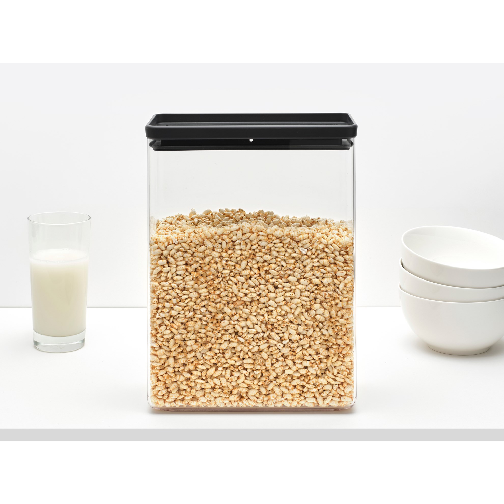 Plastová dóza Brabantia SQUARE 5,4l tmavě šedá_2