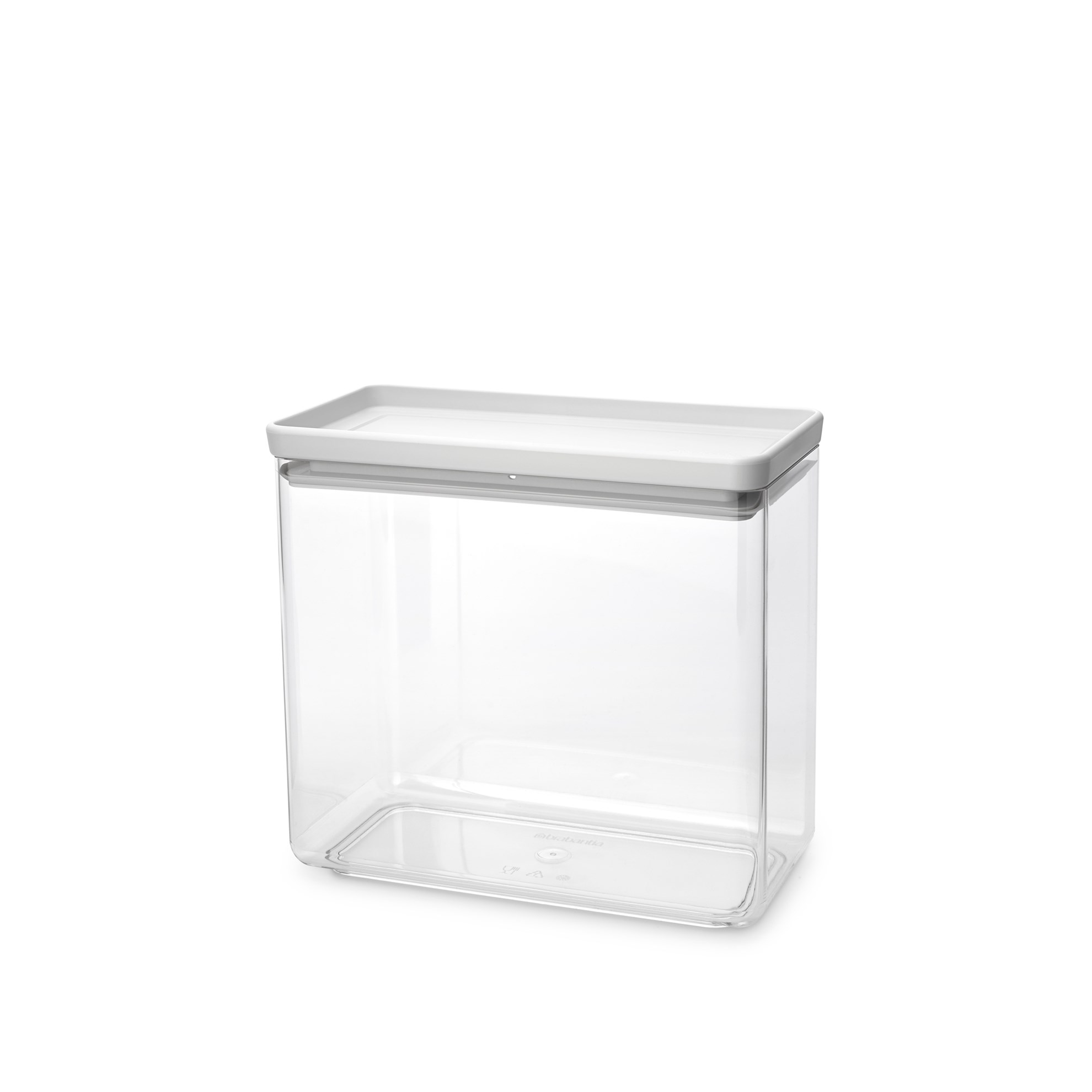 Plastová dóza Brabantia SQUARE 3,5l světle šedá_5