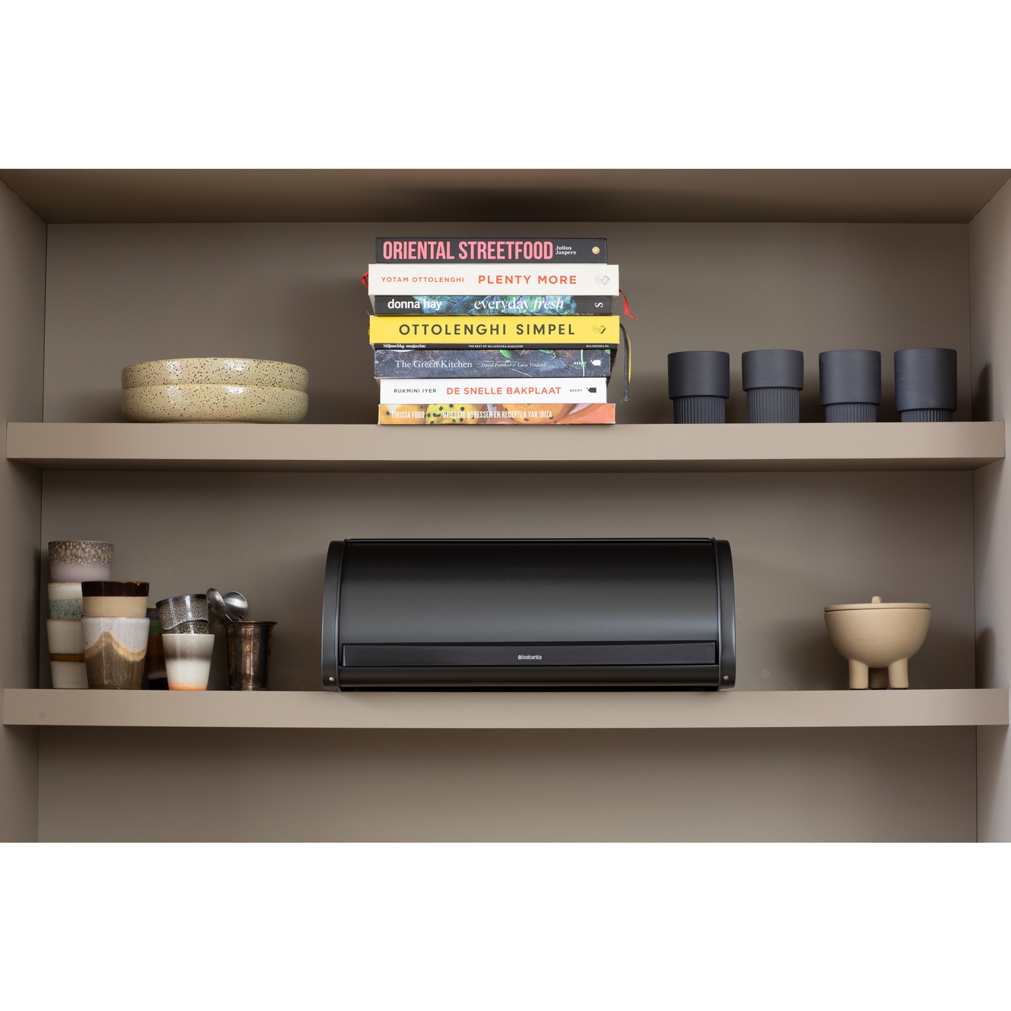 Chlebník Brabantia ROLL TOP 44,5x26cm tmavě šedý_0