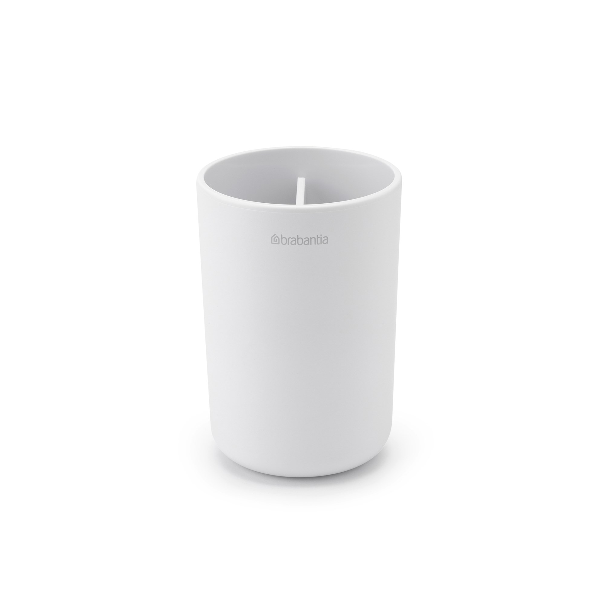 Kelímek na zubní kartáček Brabantia RENEW V.11cm bílý_1