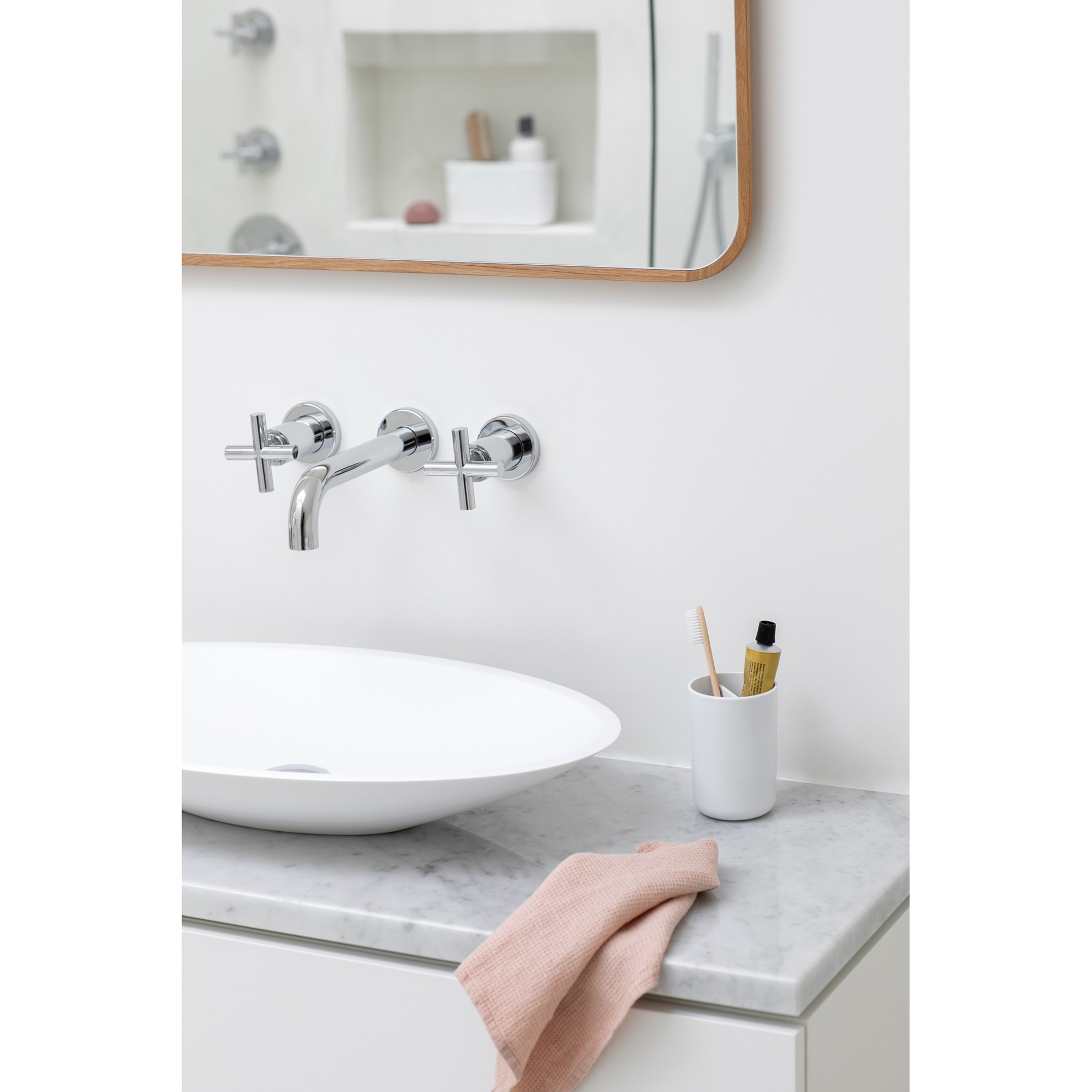 Kelímek na zubní kartáček Brabantia RENEW V.11cm bílý_4