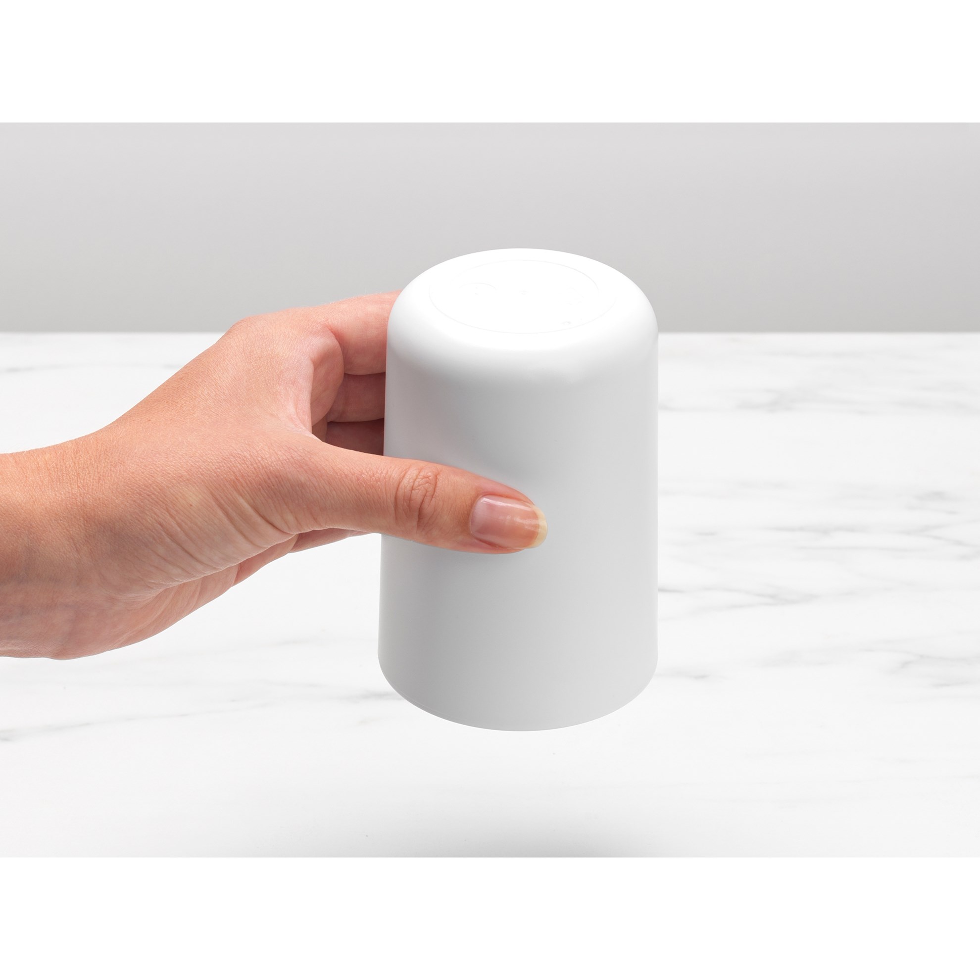 Kelímek na zubní kartáček Brabantia RENEW V.11cm bílý_8