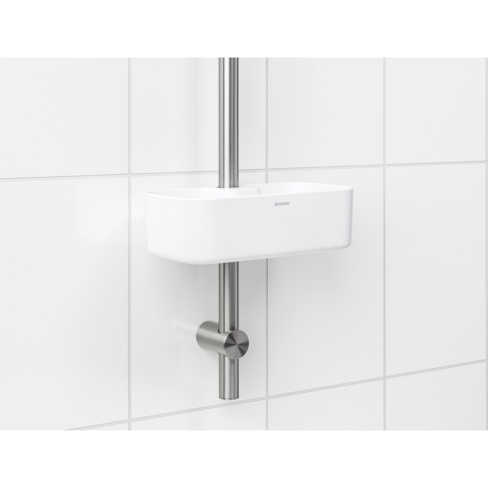 Sprchový držák/organizér Brabantia 24x13cm bílý_3