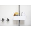 Sprchový držák/organizér Brabantia 24x13cm bílý_5