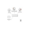 Sprchový držák/organizér Brabantia 24x13cm bílý_6