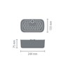 Sprchový držák/organizér Brabantia 24x13cm bílý_7