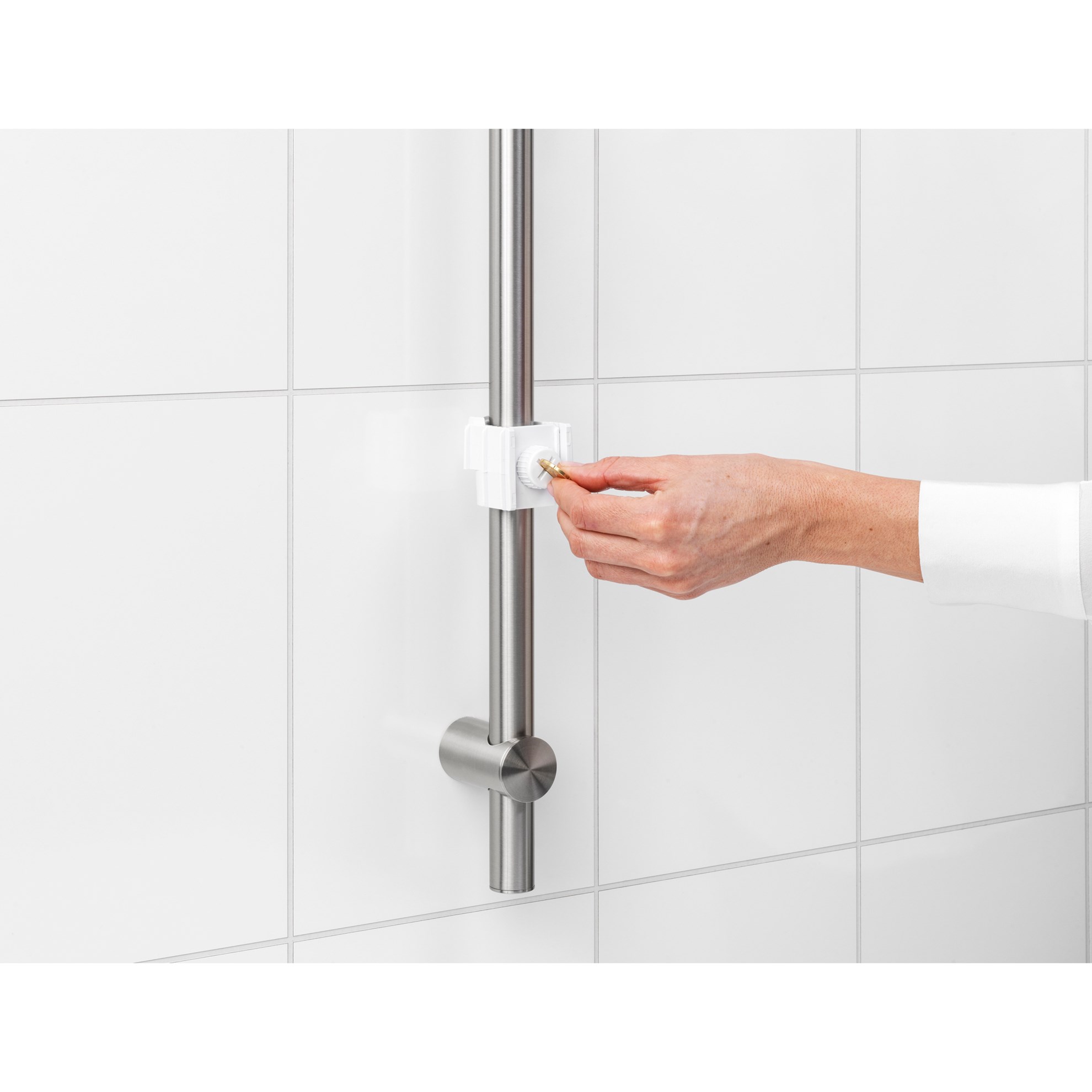 Sprchový držák/organizér Brabantia 24x13cm bílý_13