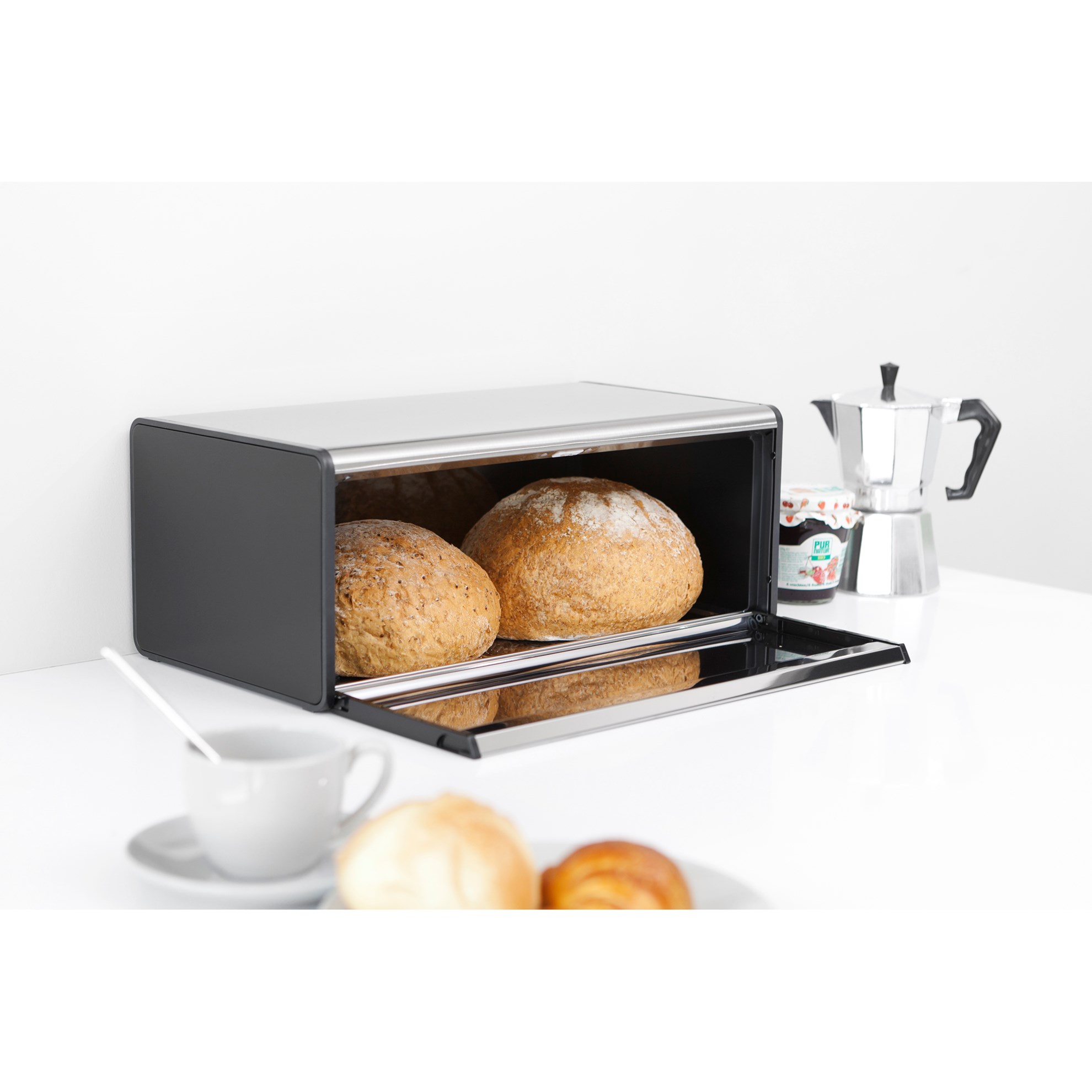 Chlebník Brabantia FALL FRONT 46x25cm matná nerez_11