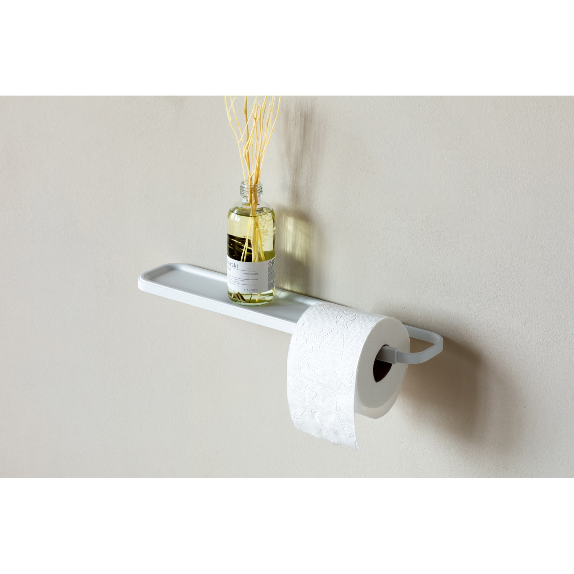 Držák toaletního papíru s poličkou Brabantia MINDSET D.42cm bílý_7
