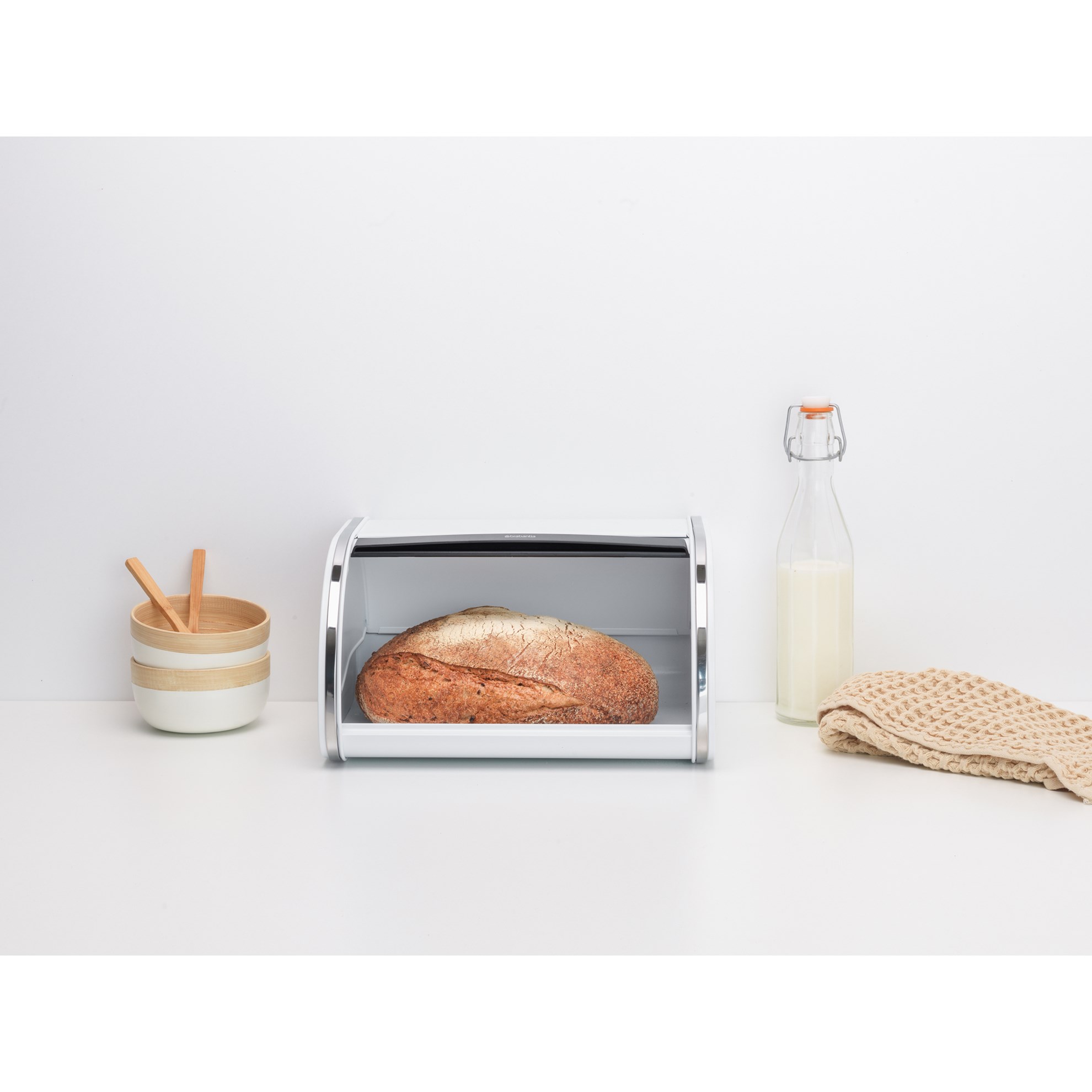 Chlebník Brabantia ROLL TOP 31,5x26,5cm bílý_3