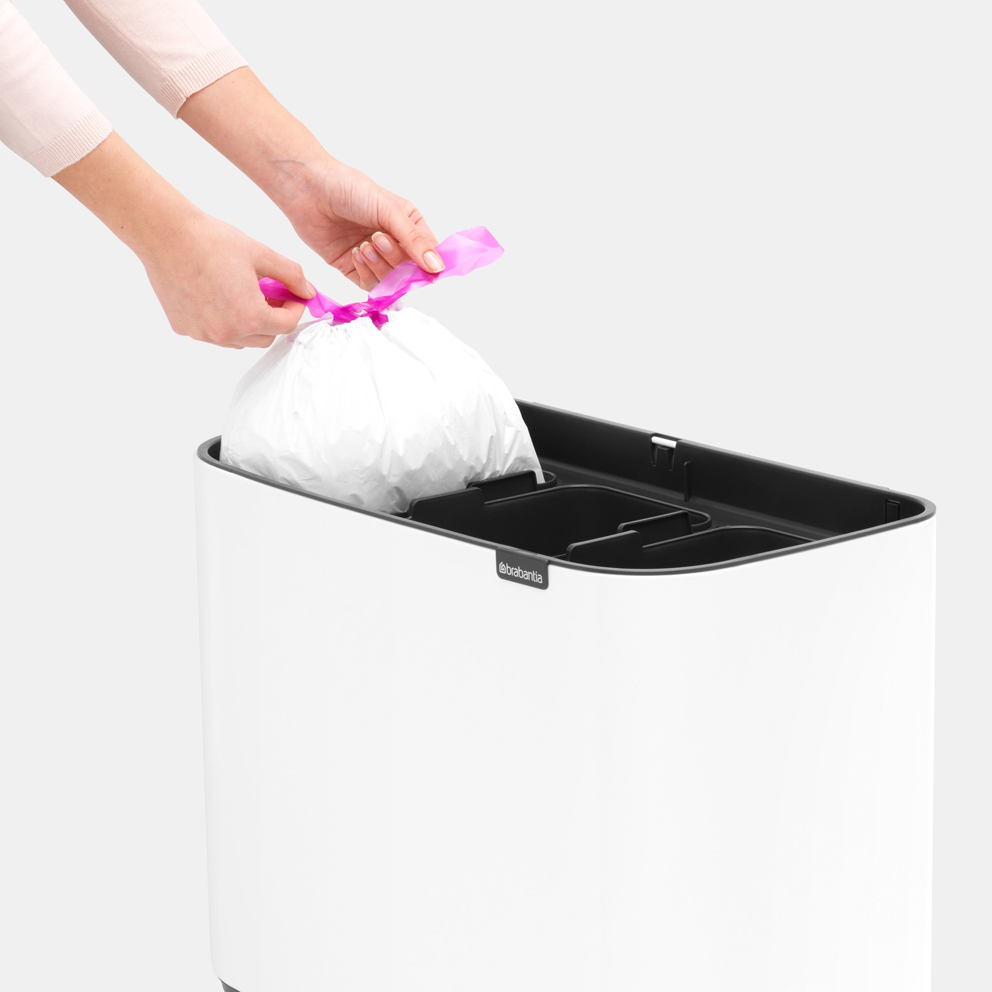 Odpadkový koš Brabantia BO TOUCH 3x11l bílý_0