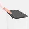 Odpadkový koš Brabantia BO TOUCH 3x11l bílý_2