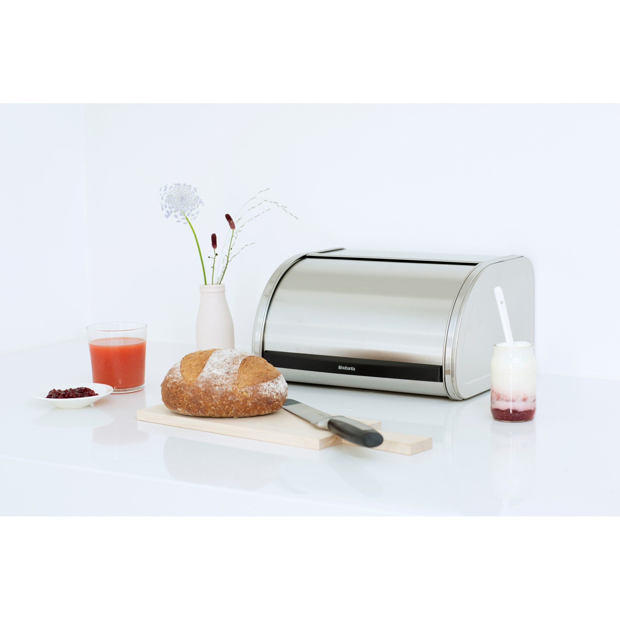 Chlebník Brabantia ROLL TOP 31,5x26,5cm matná nerez_2