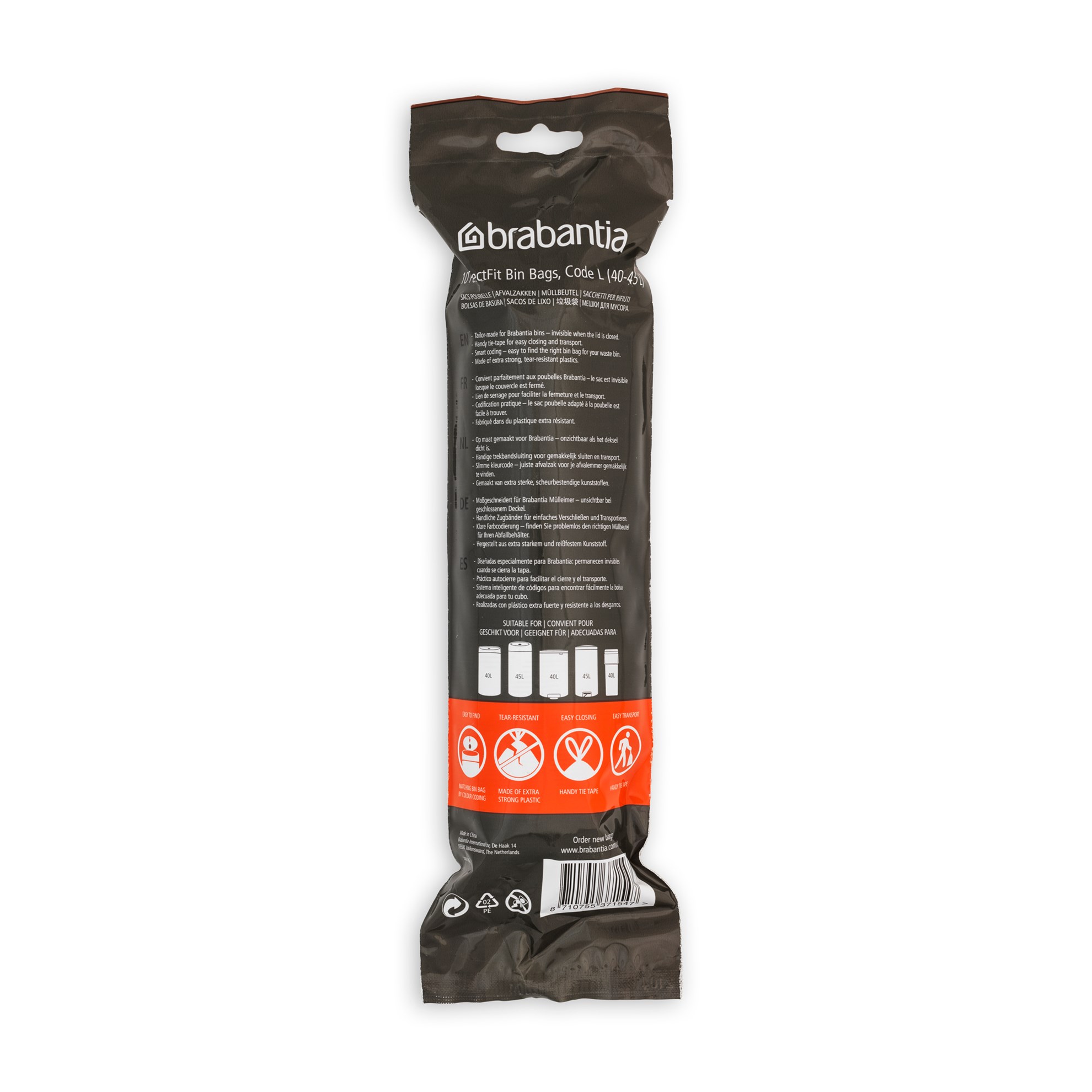 Odpadkové pytle Brabantia PERFECTFIT "L" 45l 10ks/bal_3