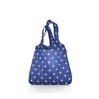 Skládací taška Reisenthel Mini Maxi Shopper dark blue, light green dots_1