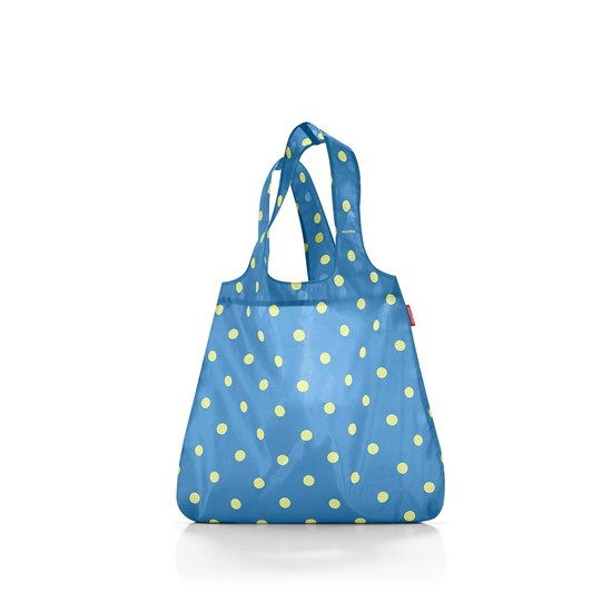 Skládací taška Reisenthel Mini Maxi Shopper blue, yellow dots_1