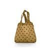Skládací taška Reisenthel Mini Maxi Shopper gold, dark purple dots_1