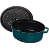 Hrnec STAUB oválný 33 cm tyrkysový 5,5l_1