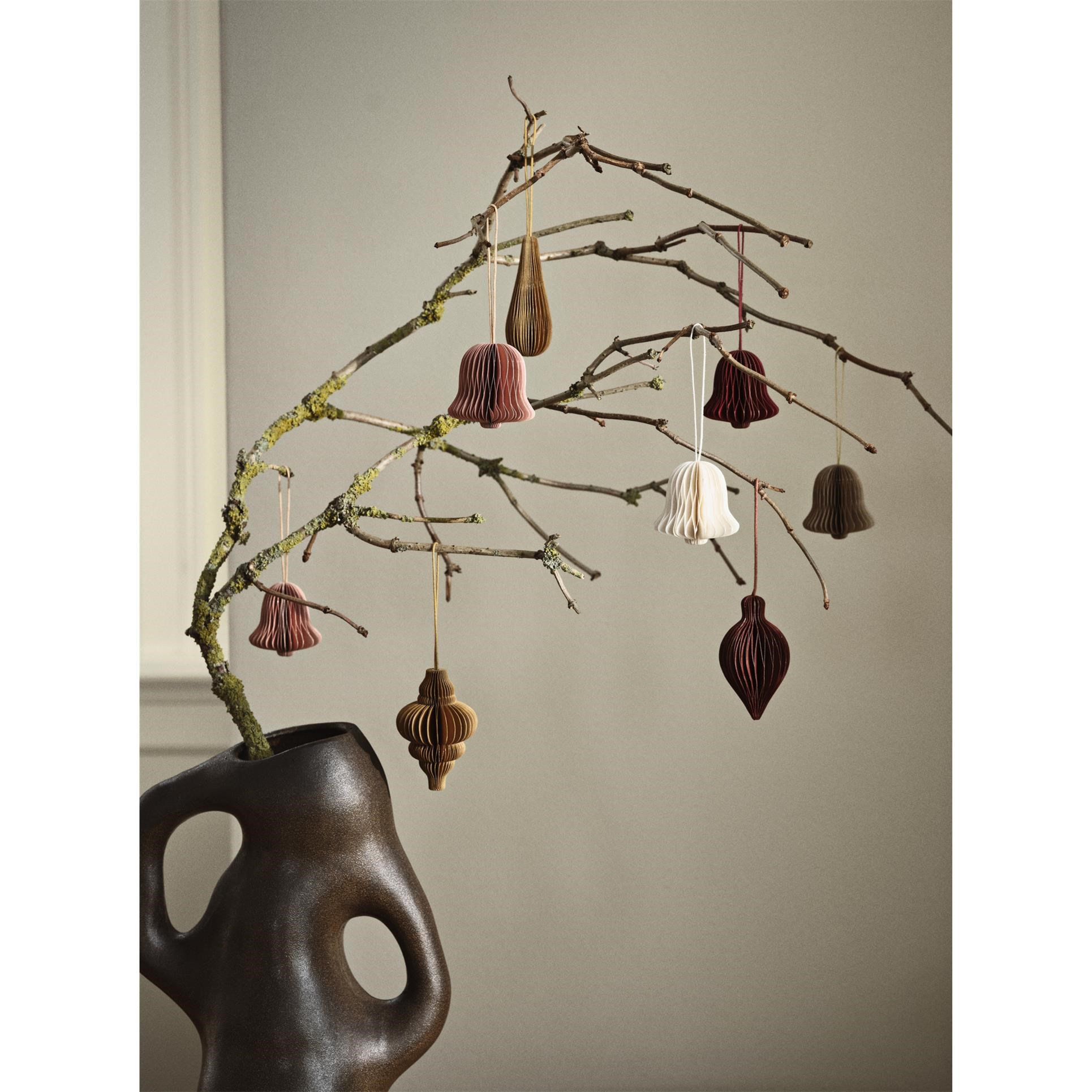 Dekorační papírové ozdoby Broste mix SET/2ks hnědé_0