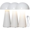 LED stolní lampa MUSHROOM V.28cm bílá_0