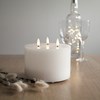 LED svíčka FLAMME P.15cm bílá_0