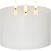 LED svíčka FLAMME P.15cm bílá_1