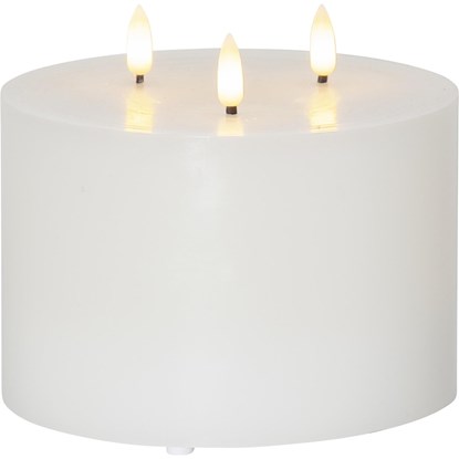 LED svíčka FLAMME P.15cm bílá_1