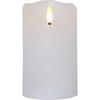 LED svíčka FLAMME V.12,5cm bílá_1