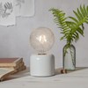 Lampička GLANS pro žárovku E27 P.12cm bílý_1