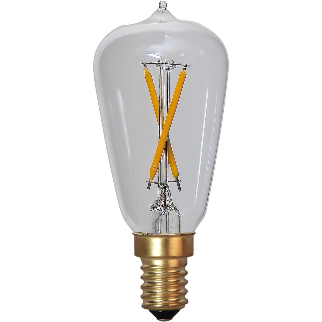 LED dekorační žárovka E14, 0,5W, 30lm čirá_0