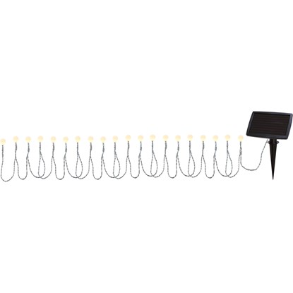 LED solární řetěz GLOBINI 20xLED D.4,7m čirý_2